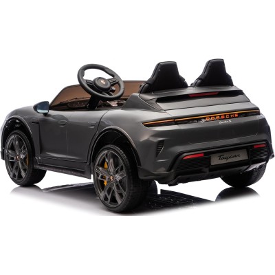 Auto Elettrica Porsche Taycan 24V Macchina per Bambini 2 Posti Reali con Ruote in Gomma Telecomando
