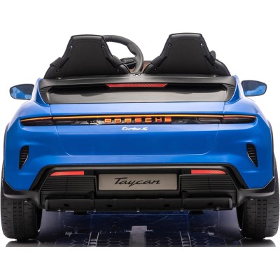 Auto Elettrica Porsche Taycan 24V Macchina per Bambini 2 Posti Reali con Ruote in Gomma Telecomando
