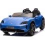 Auto Elettrica Porsche Taycan 24V Macchina per Bambini 2 Posti Reali con Ruote in Gomma Telecomando