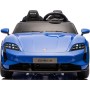 Auto Elettrica Porsche Taycan 24V Macchina per Bambini 2 Posti Reali con Ruote in Gomma Telecomando