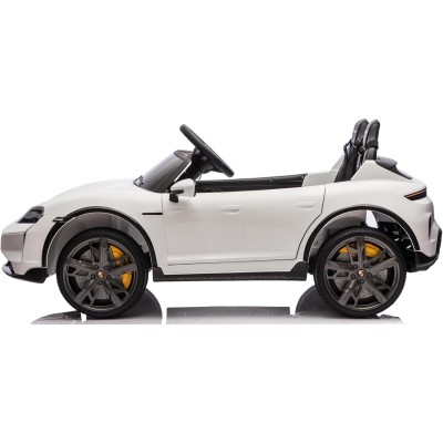 Auto Elettrica Porsche Taycan 24V Macchina per Bambini 2 Posti Reali con Ruote in Gomma Telecomando