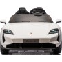 Auto Elettrica Porsche Taycan 24V Macchina per Bambini 2 Posti Reali con Ruote in Gomma Telecomando