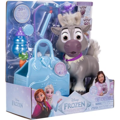 Jakks Pacific 241524 Disney Frozen - Sven Care Kit con Borsa da Viaggio e Set del Dottore