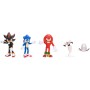 Jakks Pacific 424084 Sonic 3 Movie Multipack Action Figure 6cm Ispirate al Film e Altamente Dettagliati