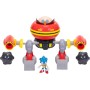Jakks Pacific 428154 Sonic The Hedgehog – Set con Robot Eggman da 23cm Cannone Sparante e Action Figure di Sonic