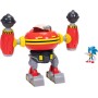 Jakks Pacific 428154 Sonic The Hedgehog – Set con Robot Eggman da 23cm Cannone Sparante e Action Figure di Sonic