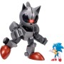 Jakks Pacific 429844 Sonic The Hedgehog – Set Mecha Sonic da 20cm Articolato con Luci e Figura di Sonic