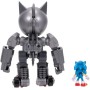Jakks Pacific 429844 Sonic The Hedgehog – Set Mecha Sonic da 20cm Articolato con Luci e Figura di Sonic