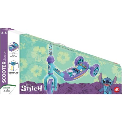 Rocco Giocattoli 20575225 Monopattino 3 Ruote Stitch Manubrio Ergonomico Pedana Antiscivolo Peso Massimo 20kg