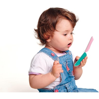 Clementoni 17515 Clementoni Disney Baby - Minnie Flip Phone Telefono Centro attività con 4 Tasti con Luci e Suoni