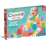 Clementoni 17989 Clemmy Set 20 Mattoncini 100% Igienici e Lavabili per Sviluppare Manualità Percezione Visiva