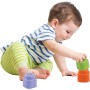 Clementoni 17989 Clemmy Set 20 Mattoncini 100% Igienici e Lavabili per Sviluppare Manualità Percezione Visiva