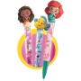 Clementoni 18202 Laboratorio delle Penne Disney Princess Kit Creativo con 50+ Accessori e 8 Penne Personalizzabili