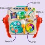 Fisher-Price JGW89 Tavolino Attività 4in1 pannello interattivo e cavalletto d'arte con luci suoni e canzoncine