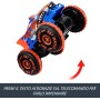 Mattel JFR39 Hot Wheels Monster Trucks Tiger Shark Super Scalatore RC con 3 modalità per gareggiare scalare e fare acrobazie
