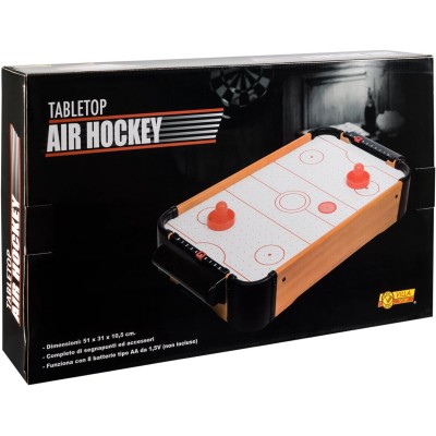 Villa Giocattoli VL1093 Mini Hockey da Tavolo con dischi manopole e segnapunti