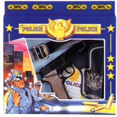 Villa Giocattoli VL00055 Agent Police Set Large Fodero e Cintura