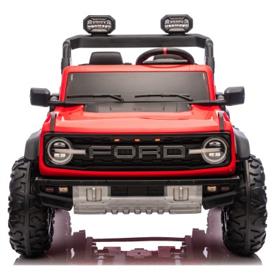 Ford Bronco Raptor 24V Set 4 Ruote in Gomma EVA XL con Copriruota