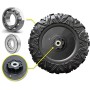Kit 4 Ruote in Gomma XL per UTV CAT Caterpillar 24V – Camion con Cassone Ribaltabile