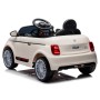 Auto Macchina Elettrica per Bambini Nuova Fiat 500e 12V con Telecomando e Cinture di Sicurezza