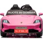 Auto Elettrica Porsche Taycan 24V Macchina per Bambini 2 Posti Reali con Ruote in Gomma Telecomando
