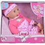 Simba 105140060 Laura bambola con Tutina Arcobaleno 38cm con 25 suoni inclusi