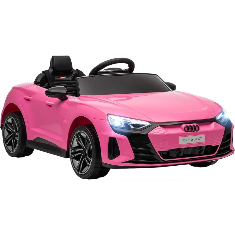Auto Macchina Elettrica per Bambini 12V Audi RS e-Tron GT con Telecomando e Cintura a 3 Punti