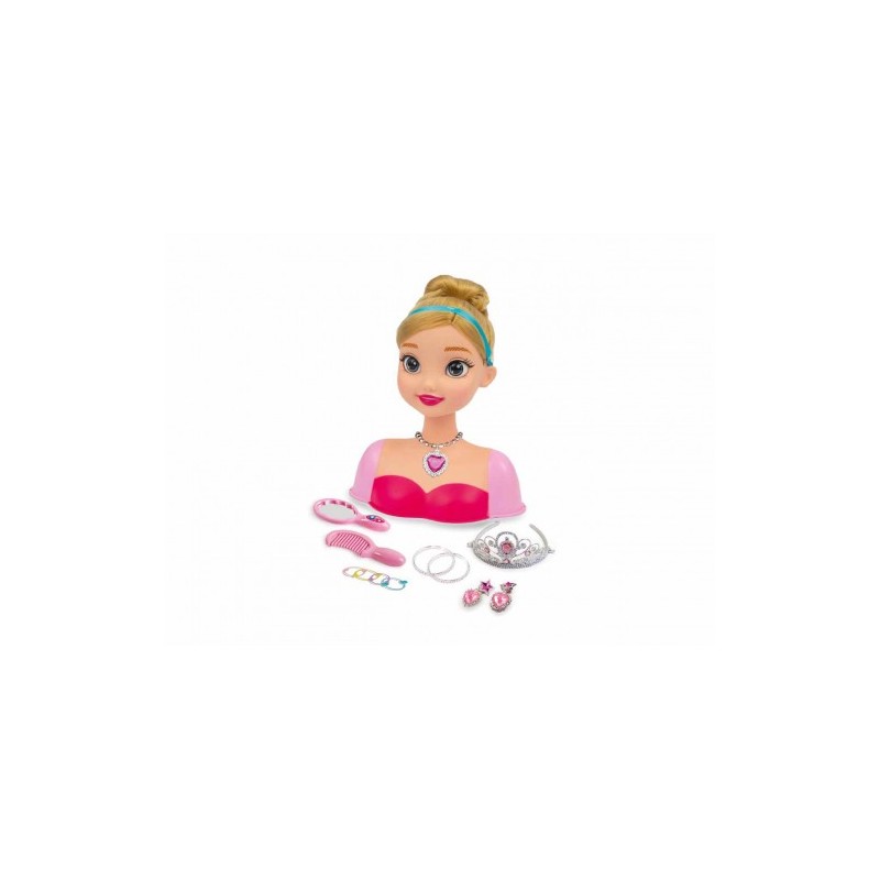 Grandi Giochi GG02996 Princess Styling Head Cenerentola Testa da