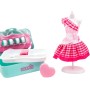 Grandi Giochi BAR60000 Barbie Macchina Da Cucire con Pedale Cesto Porta Cucito e Manichino per Realizzare Abiti e Nuovi Look