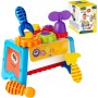 Chicco 010062100 Cassetta degli Attrezzi 2in1 Banco da Lavoro con Attrezzi tra Cui Martello Cacciavite e Chiave Inglese