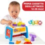 Chicco 010062100 Cassetta degli Attrezzi 2in1 Banco da Lavoro con Attrezzi tra Cui Martello Cacciavite e Chiave Inglese