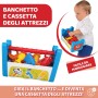 Chicco 010062100 Cassetta degli Attrezzi 2in1 Banco da Lavoro con Attrezzi tra Cui Martello Cacciavite e Chiave Inglese