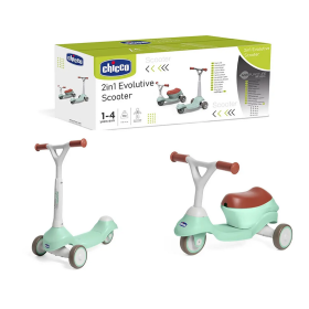 Chicco 12188200 Monopattino Evolutivo 2in1 Portata Max 20kg Manubrio Sterzante e Ruote Gommate Chicco 12188200 Monopattino Evolutivo 2in1 Portata Max 20kg Manubrio Sterzante e Ruote Gommate