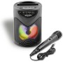 Bontempi 491010 Amplificatore Wireless Karaoke con Microfono Dinamico Effetti Luminosi ed Effetto Eco