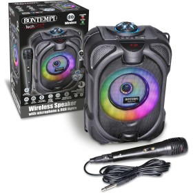 Bontempi 491020 Amplificatore Wireless Karaoke con Microfono ed Effetti sonori Bontempi 491020 Amplificatore Wireless Karaoke con Microfono ed Effetti sonori