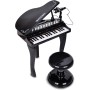 Bontempi 103030 Pianoforte a Coda Elettronico 32 Tasti con Microfono e Sgabello Effetti Luminosi