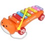 Bontempi 551825 BabyMelody: Xilofono con Ruote per Piccoli Musicisti in Movimento