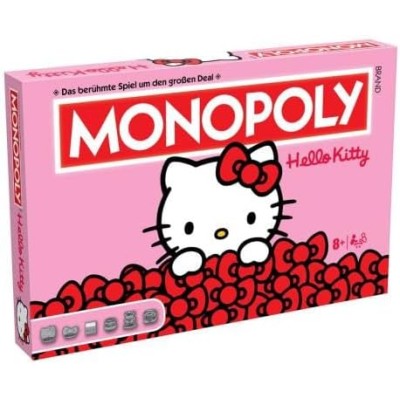 Hasbro WMO04863 Monopoly Hello Kitty con 7 gettoni da collezione