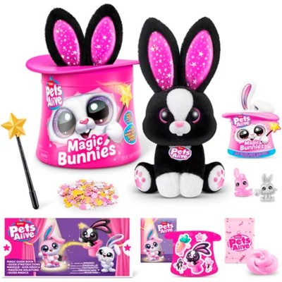 Zuru 9549 Pets Alive Magic Bunnies Surprise Peluche Interattivo 3 Colorazioni