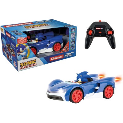 Carrera 370201061 Team Sonic Racing - Sonic Auto Telecomandata 2,4GHz