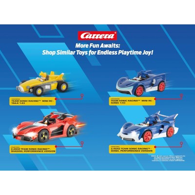 Carrera 370201061 Team Sonic Racing - Sonic Auto Telecomandata 2,4GHz