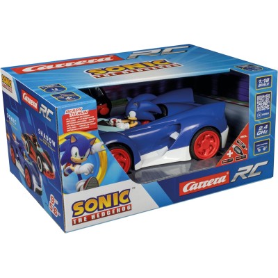 Carrera 370201061 Team Sonic Racing - Sonic Auto Telecomandata 2,4GHz