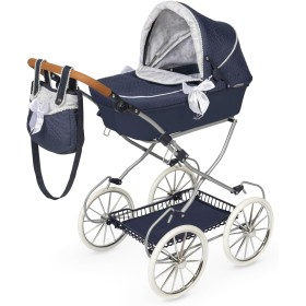 Maggio3 - 80044 Carrozzina per bambole Vintage pieghevole con accessori e manico regolabile Maggio3 - 80044 Carrozzina per bambole Vintage pieghevole con accessori e manico regolabile