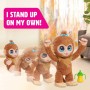 Hasbro 28113 FurReal Peanut the Playful Monkey Peluche interattivo con suoni da 38cm
