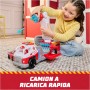 SpinMaster 6072600 Paw Patrol Fire Rescue: Camion dei Pompieri a Caricamento Rapido con Marshall Lanciatore Rapido Luci e Suoni