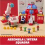 SpinMaster 6072600 Paw Patrol Fire Rescue: Camion dei Pompieri a Caricamento Rapido con Marshall Lanciatore Rapido Luci e Suoni