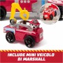 SpinMaster 6072600 Paw Patrol Fire Rescue: Camion dei Pompieri a Caricamento Rapido con Marshall Lanciatore Rapido Luci e Suoni