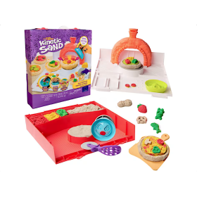 SpinMaster 6072551 Kinetic Sand Squish Pizza Set 452gr