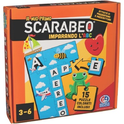 SpinMaster 6072018 Il Mio Primo Scarabeo Puzzle Imparando l'ABC per Apprendimento di Lettere e Parole