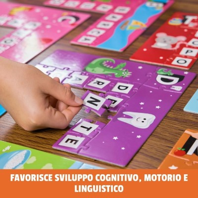 Gioco Da Tavolo Di Parole Con Pulsanti – Vocabolario Veloce E Puzzle Di Lettere, Divertente Gioco Educativo Per Famiglie